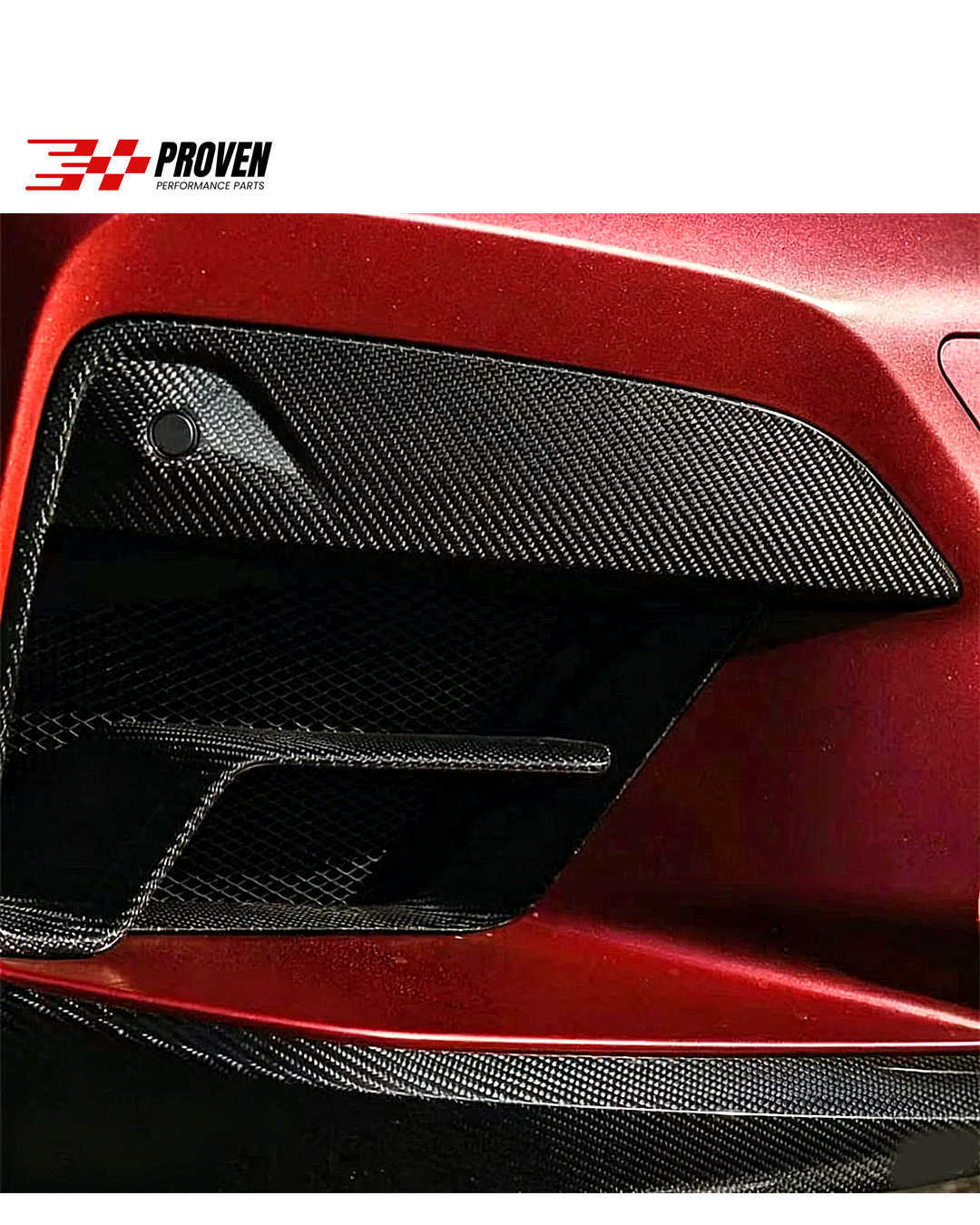 BMW F90, M5 LCI Carbon Fibre Front Bumper Vent