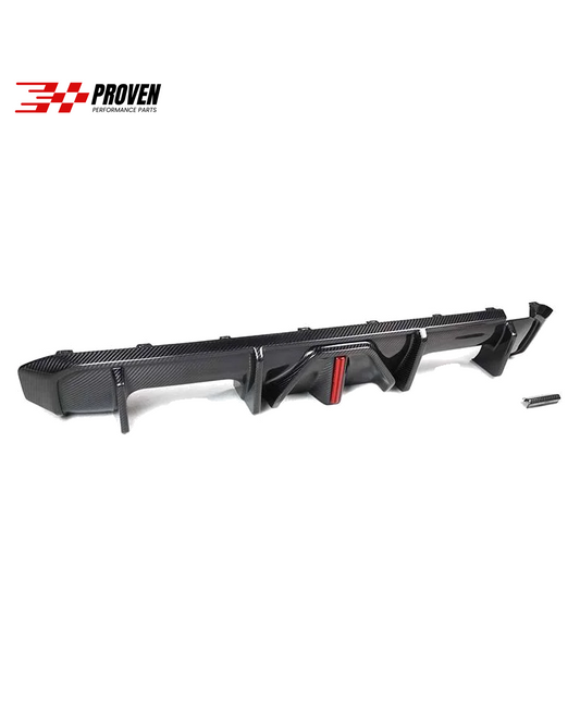 BMW G80/G82, M3/M4 Carbon Fibre BC Style LED Rear Diffuser