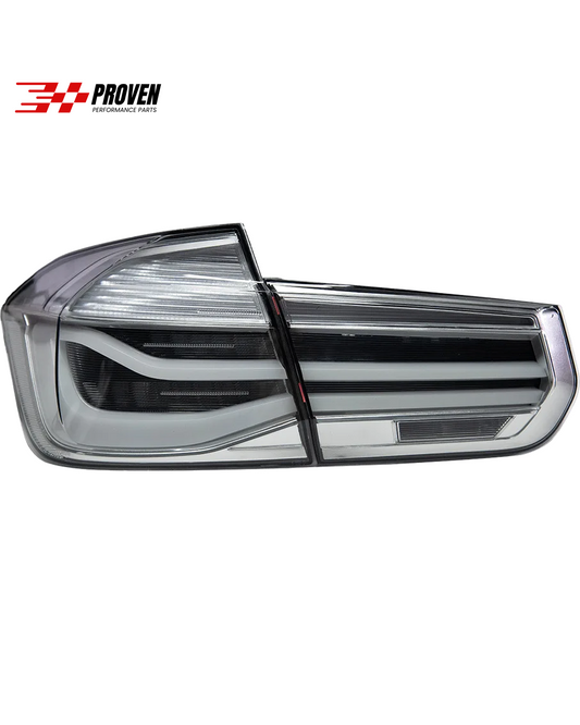 BMW F80, M3 LCI Style Clear Taillights