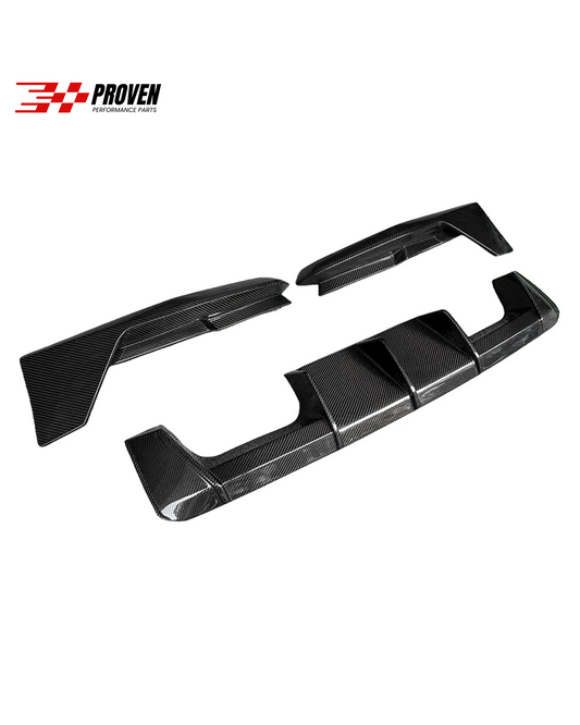 BMW G80/G82, M3/M4 Carbon Fibre 3 Piece MP Style Rear Diffuser