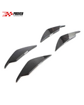 Load image into Gallery viewer, BMW G80/G82, M3/M4 Carbon Fibre V.2 Front Canards
