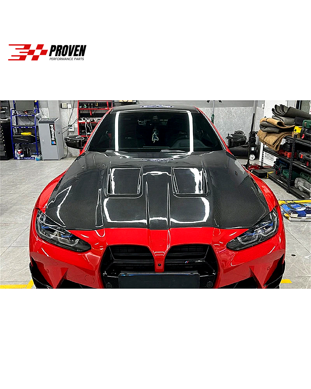BMW G80/G82, M3/M4 Carbon Fibre Vented Front Hood