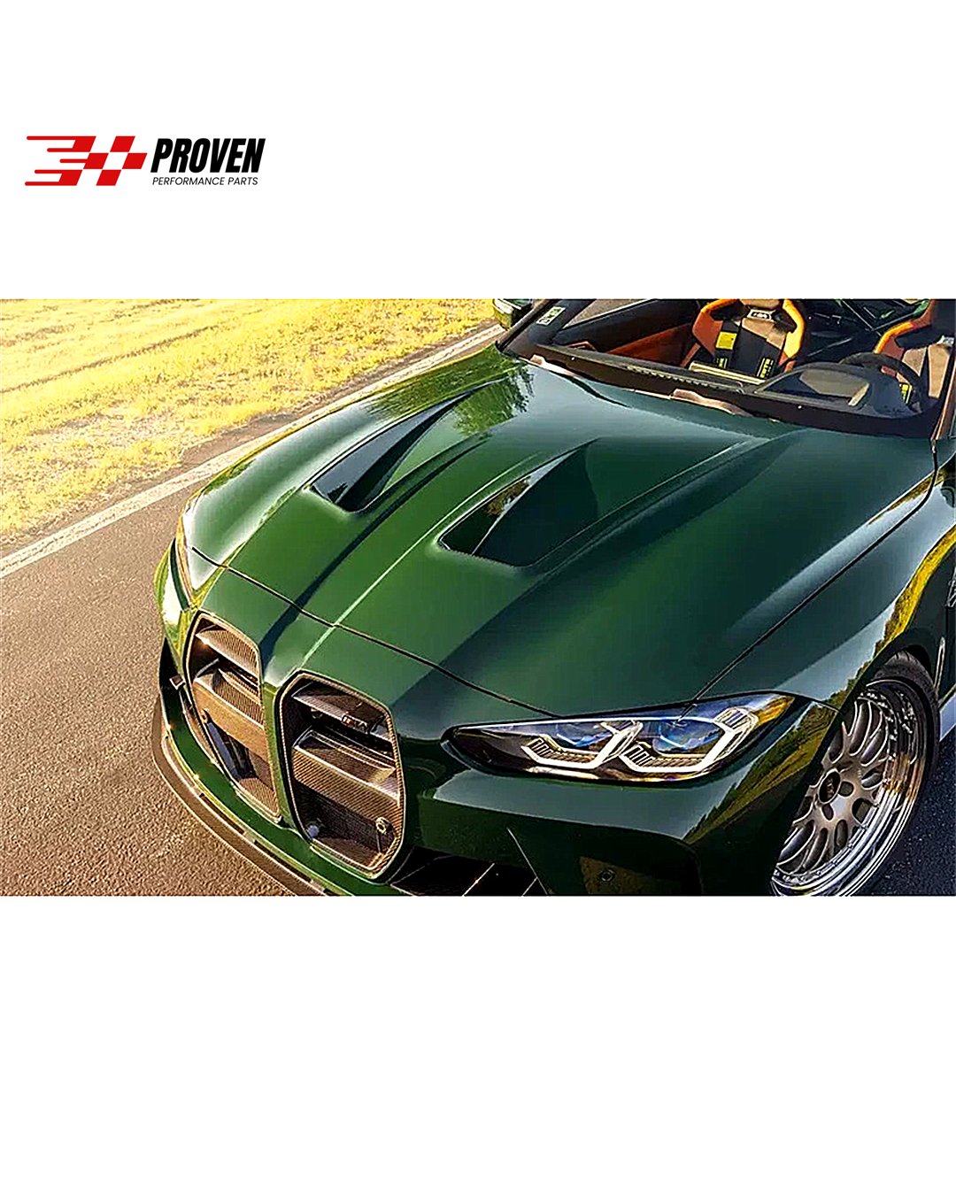 BMW G80/G82, M3/M4 Carbon Fibre Vented Front Hood