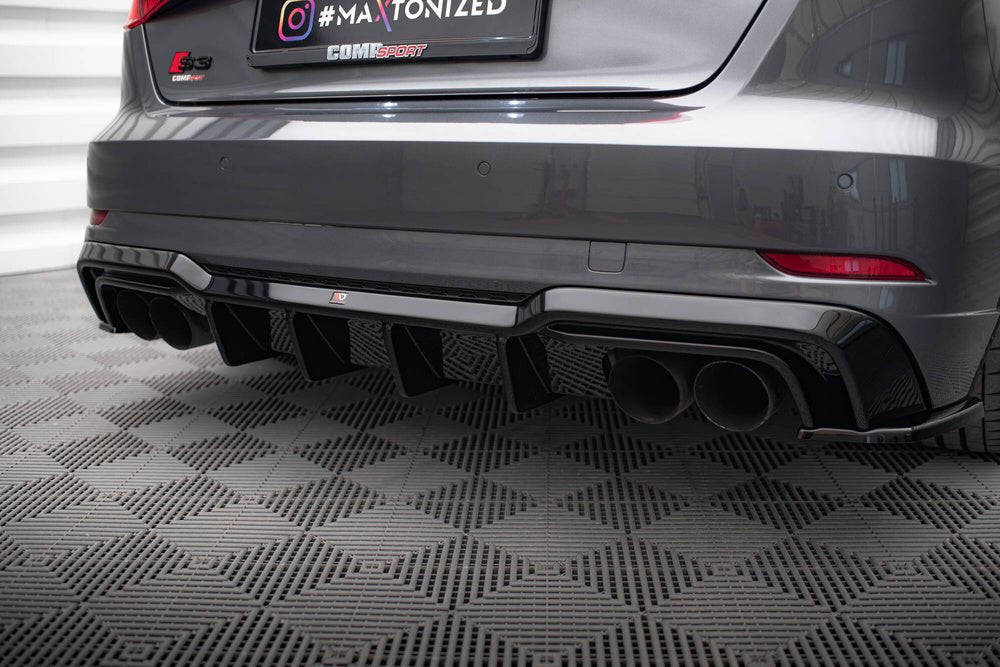 Maxton Design Audi S3 Hatch Facelift Rear Diffuser Valance