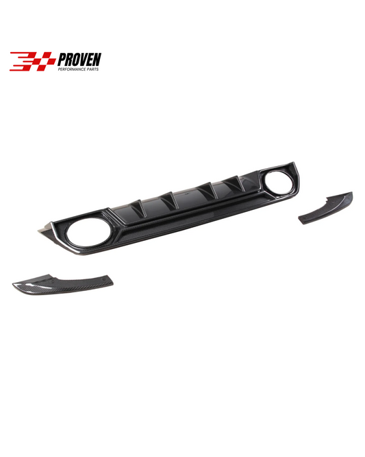 Audi 8Y RS3 Sportback Carbon Fibre V2 Style Rear Diffuser