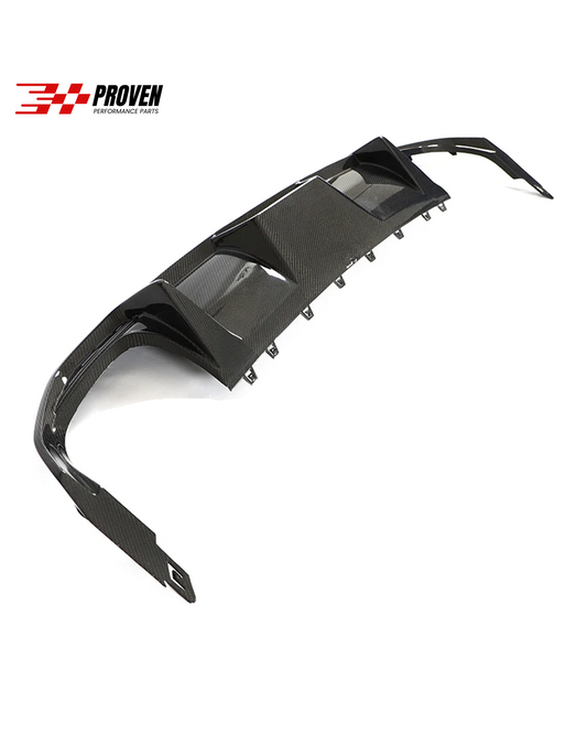 Audi 8Y S3 Sedan Carbon Fibre JC Style Rear Diffuser