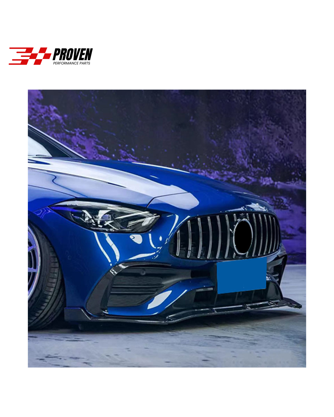 Mercedes Benz W206 C63se Carbon Fibre B Style Front Lip