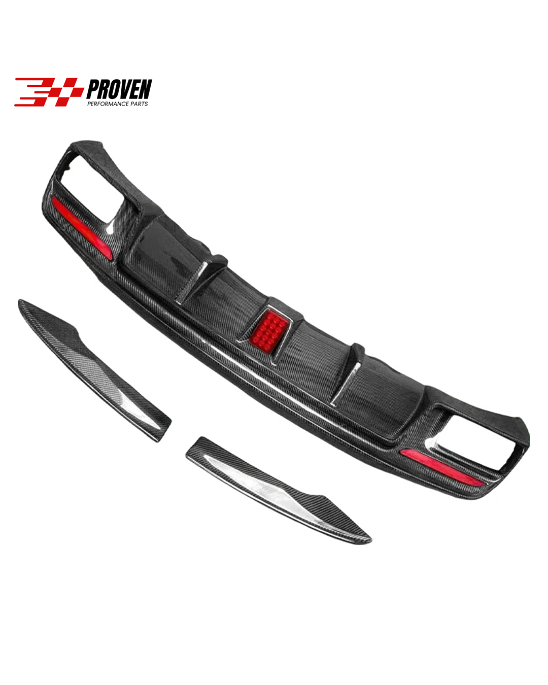 Mercedes Benz C117 CLA45 AMG Carbon Fibre PAK Style Rear Diffuser