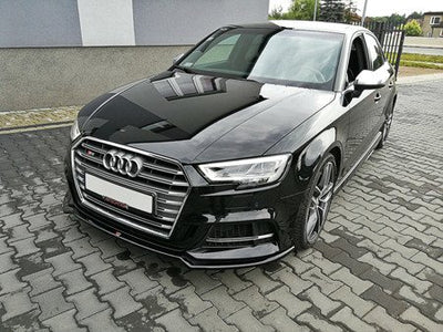 Maxton Design Front Splitter Audi S3 / A3 S-Line 8V Fl V2