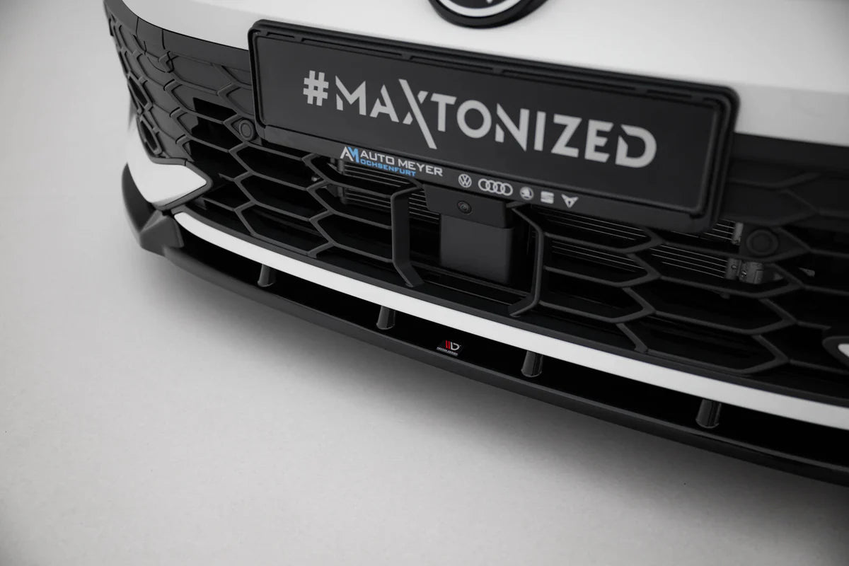 Maxton Design Front Splitter V.2 Volkswagen Golf GTI / GTE / R-Line Mk8 Facelift