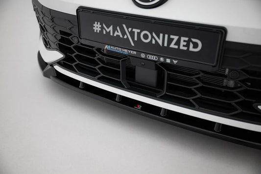 Maxton Design Front Splitter V.2 Volkswagen Golf GTI / GTE / R-Line Mk8 Facelift