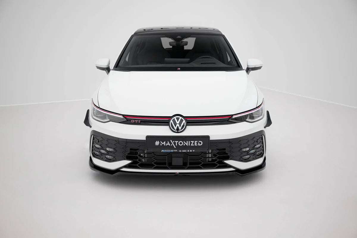 Maxton Design Front Splitter V.3 Volkswagen Golf GTI / GTE / R-Line Mk8 Facelift
