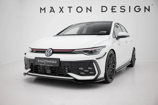 Maxton Design Front Splitter V.3 Volkswagen Golf GTI / GTE / R-Line Mk8 Facelift