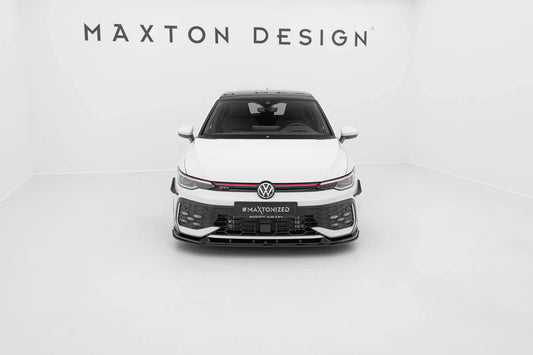Maxton Design Street Pro Front Splitter V.2 Volkswagen Golf GTI / GTE / R-Line Mk8 Facelift