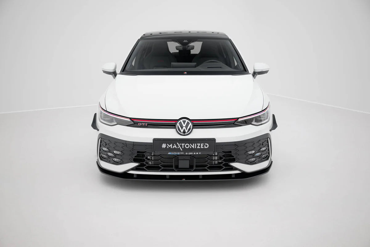 Maxton Design Street Pro Front Splitter Volkswagen Golf GTI / GTE / R-Line Mk8 Facelift