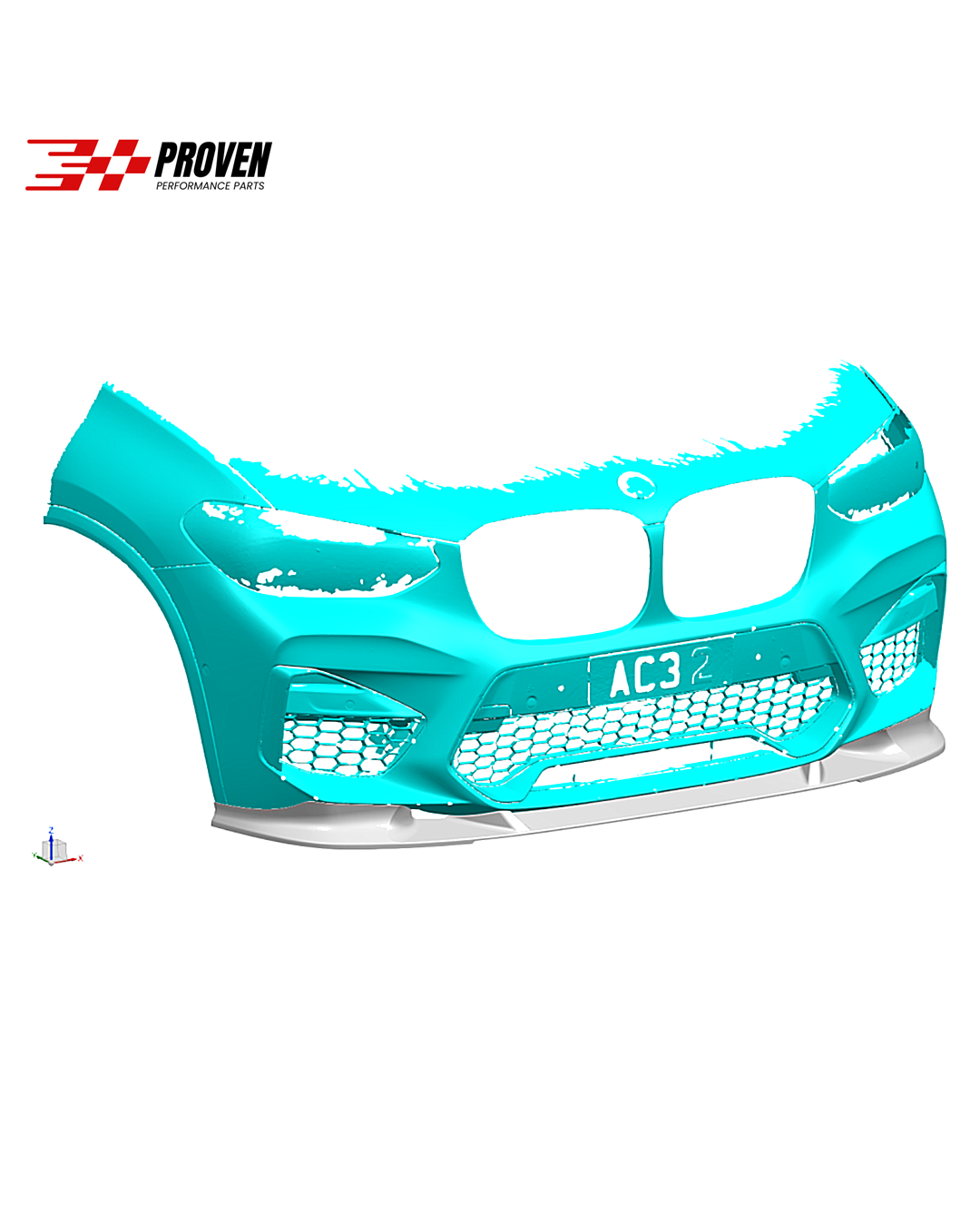 BMW F97, F98 / X3M, X4M Carbon Fibre Front Lip V.1