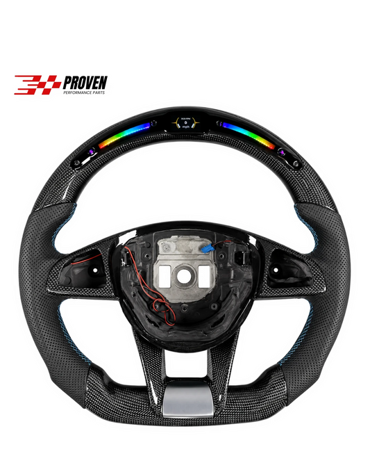 Mercedes Benz W205, C43/C63s AMG 2015-2017 Carbon Fibre LED Steering Wheel