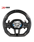Load image into Gallery viewer, BMW G80/G82/G87, M3/M4/M2 LCI Carbon Fibre LED Steering Wheel
