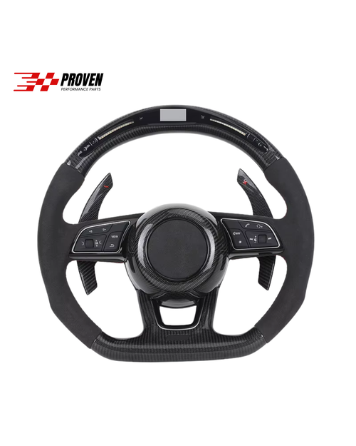 Audi 8V S3/RS3 Carbon Fibre LED Steering Wheel