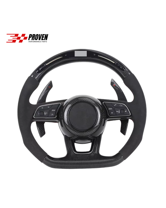 Audi 8V S3/RS3 Carbon Fibre LED Steering Wheel