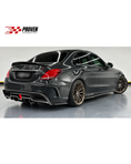 Load image into Gallery viewer, Mercedes Benz W205 C43 AMG Sedan Carbon Fibre SD Style Side Skirts
