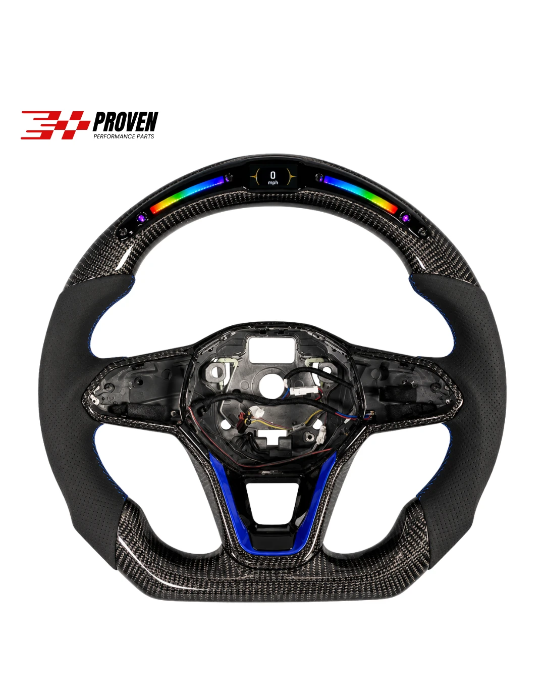 Volkswagen MK8 Golf R Carbon Fibre LED Steering Wheel
