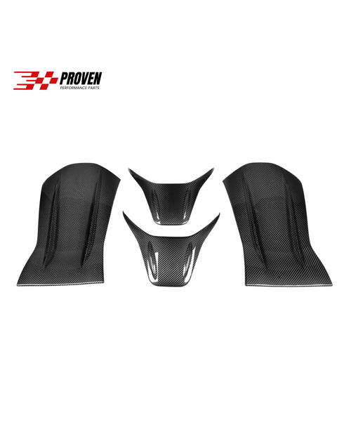 Mercedes Benz W205/W176/W117/W213, C63/C43/A45/CLA45/E63 Pre Preg Carbon Fibre Seat Back Cover