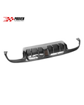 Load image into Gallery viewer, Mercedes Benz W205 C43 AMG Sedan Carbon Fibre LED Rear Diffuser
