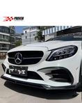 Load image into Gallery viewer, Mercedes Benz W205 C43 AMG LCI Carbon Fibre V Style Front Lip
